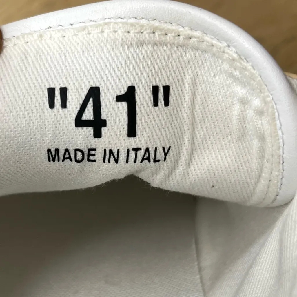 Off-White Women’s Arrow 2.0 White Cream Sneakers Casual Shoes Size 41 / US 11 - Image 12