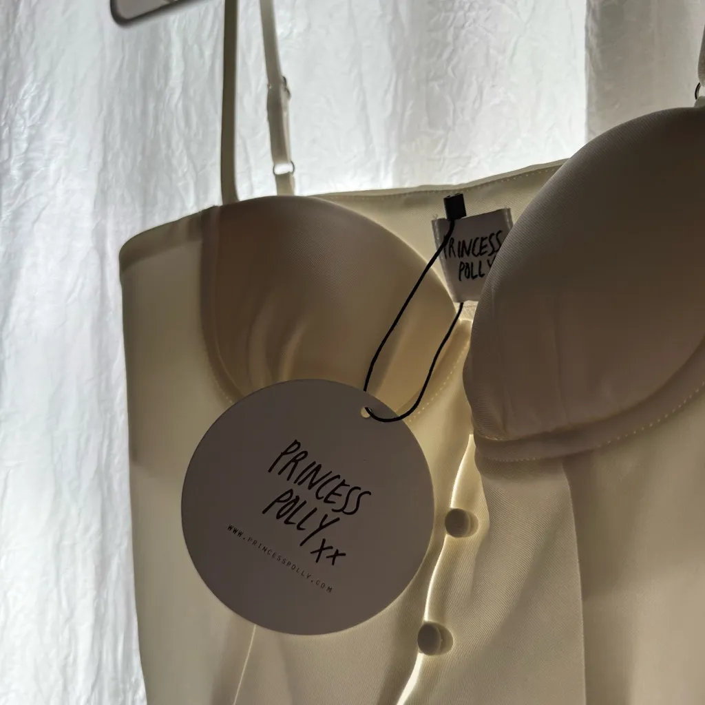Princess Polly White Corset Top NWT - Image 5