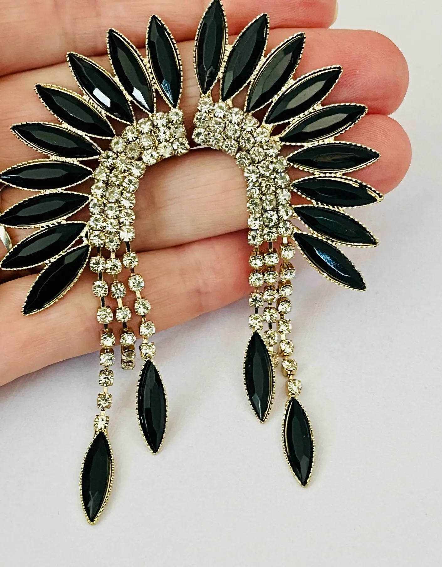 Vintage Headdress Southwestern Earrings - Image 3