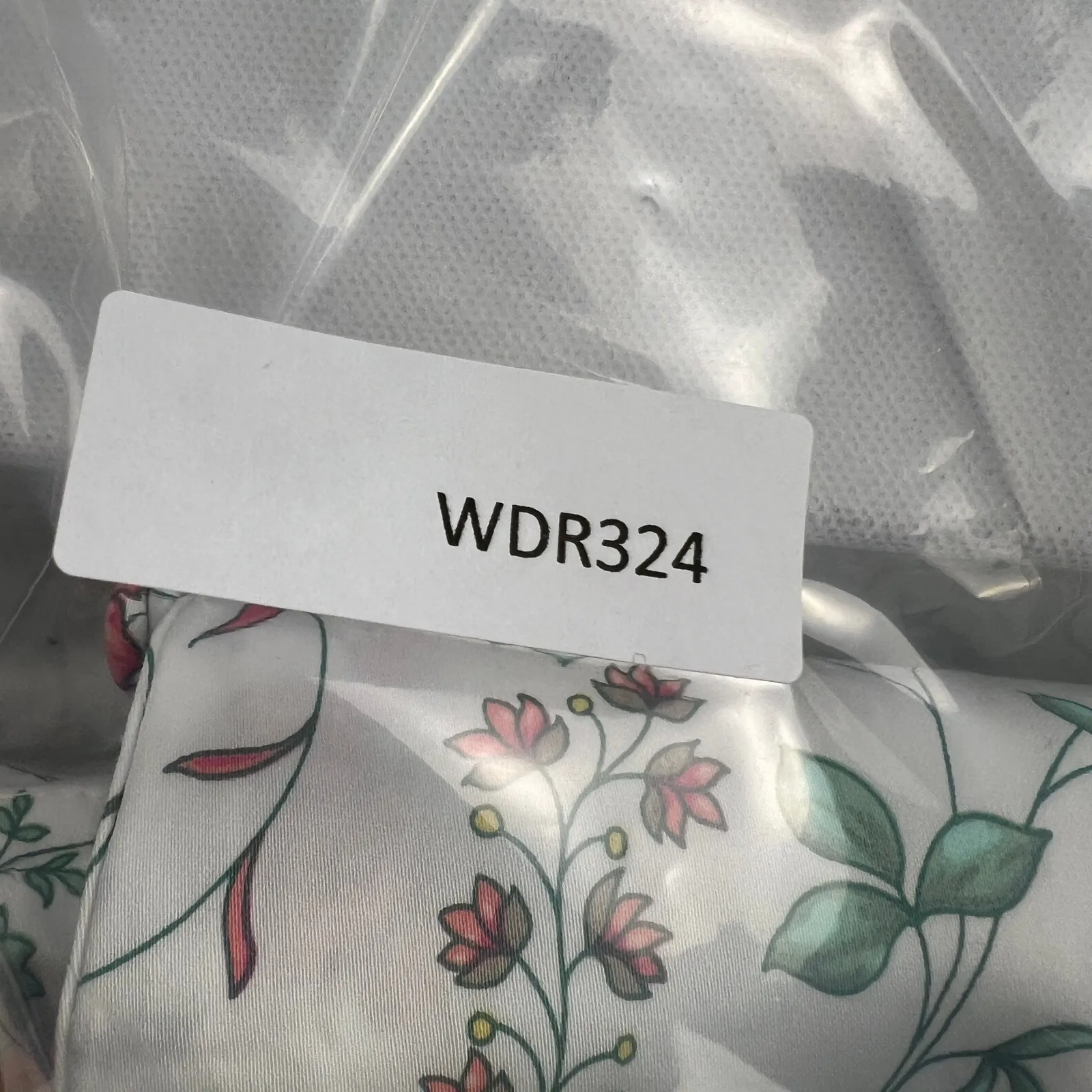 LAKE Hammock Shirt Dress Garden Vines Shirred Yoke Notch Neck 3/4 Sleeve Size M White Size M - Image 14