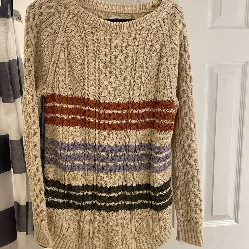 L.L.Bean  Fisherman Tunic Sweater Small - Image 2