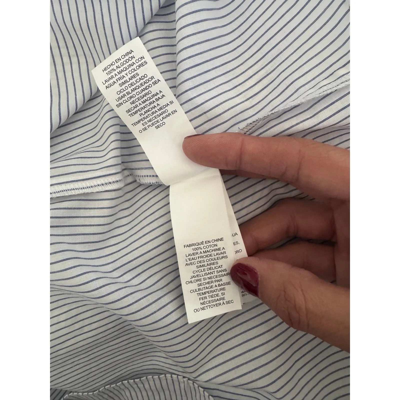 Kate Spade Broome Street Button Down Ruffle Neck Blouse Size Small - Image 5