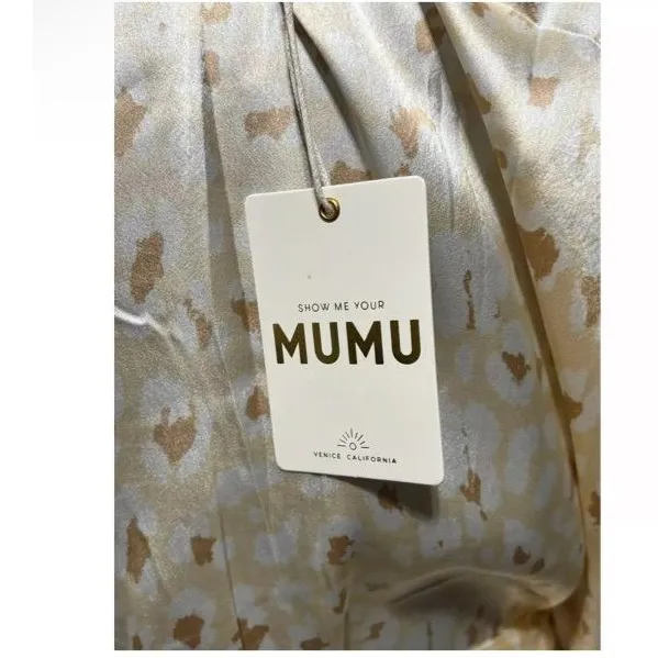 NWT Show Me Your Mumu x Curateur OS Harlow Robe - Animal Print.  SZ O/S - Image 5