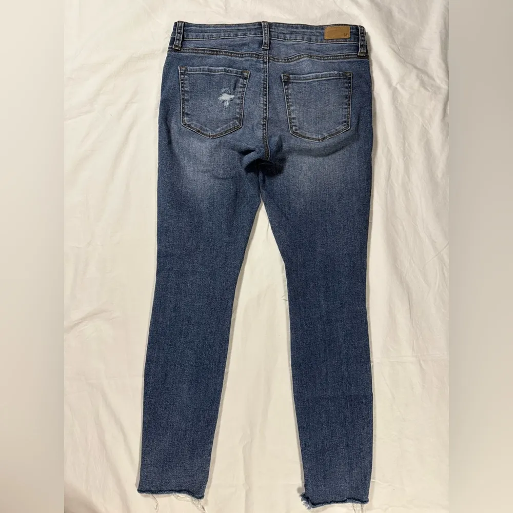 BP from Nordstrom Medium Wash Distressed Skinny Jeans - Image 3