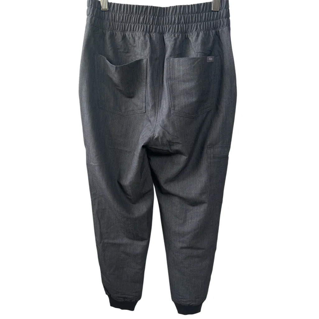 Figs Zamora High Waisted Jogger Scrub Pants Graphite Gray Size X-Small Petite - Image 3