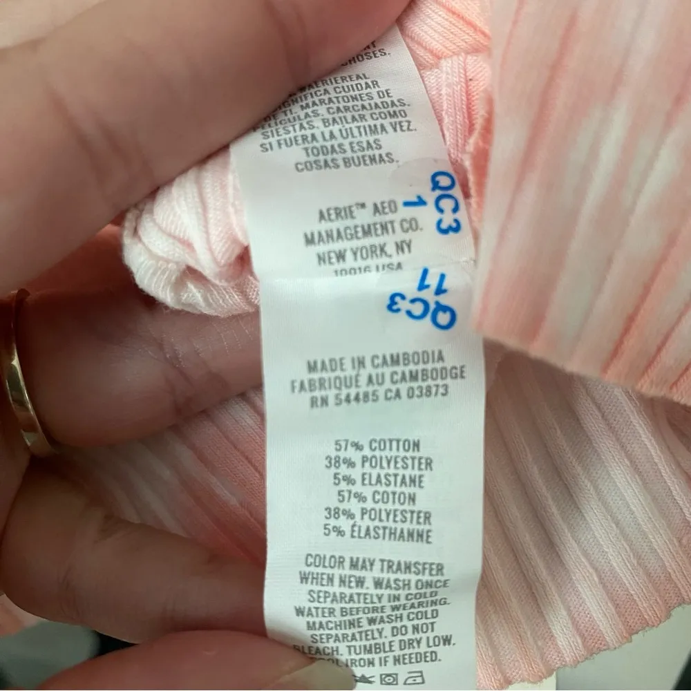 NWT Aerie Tie Dye Ribbed Tank - Image 3