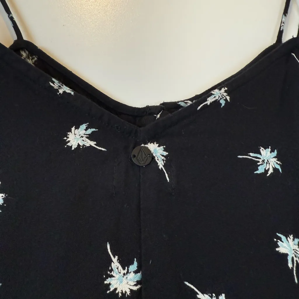 Volcom  Black and White Palm Tree Mini Dress - Image 6