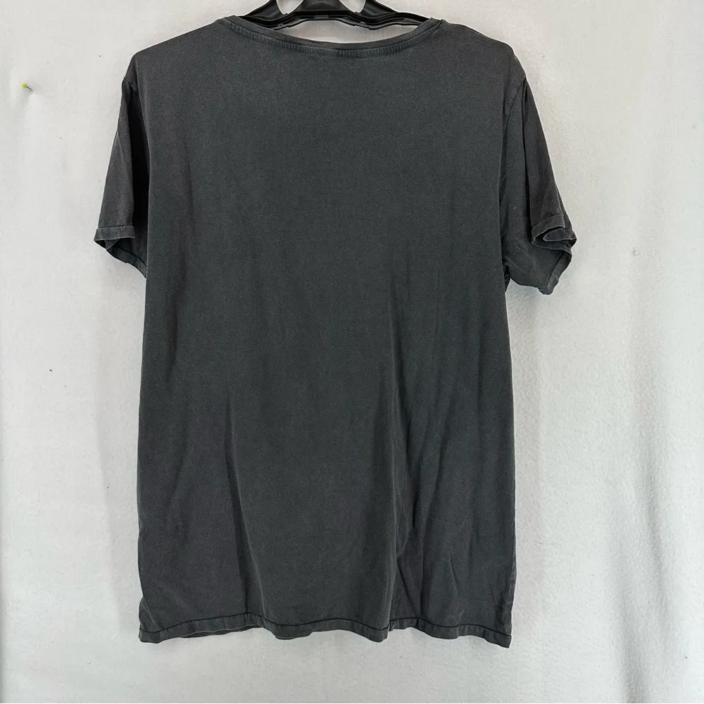 H&M Divided Devils Rouge Skull Graphic T Shirt Women’s Large Grey - Image 8