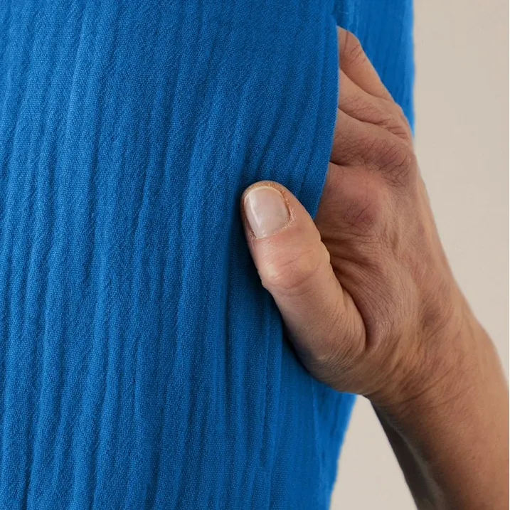 Soft Surroundings French Blue Marilla Gauze Women's Shorts size small - Image 4