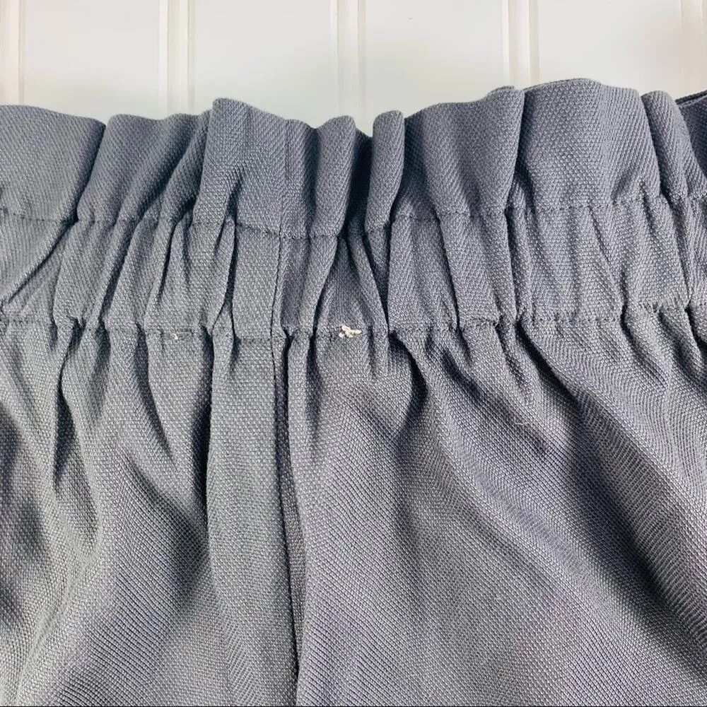 Gray High Waist Paper Bag Shorts Sz Small  Cargo - Image 6