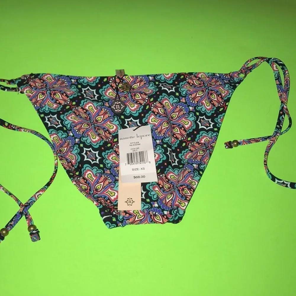 Nanette Lepore Women's Paloma Vamp Bikini Bottom nwt - Image 7