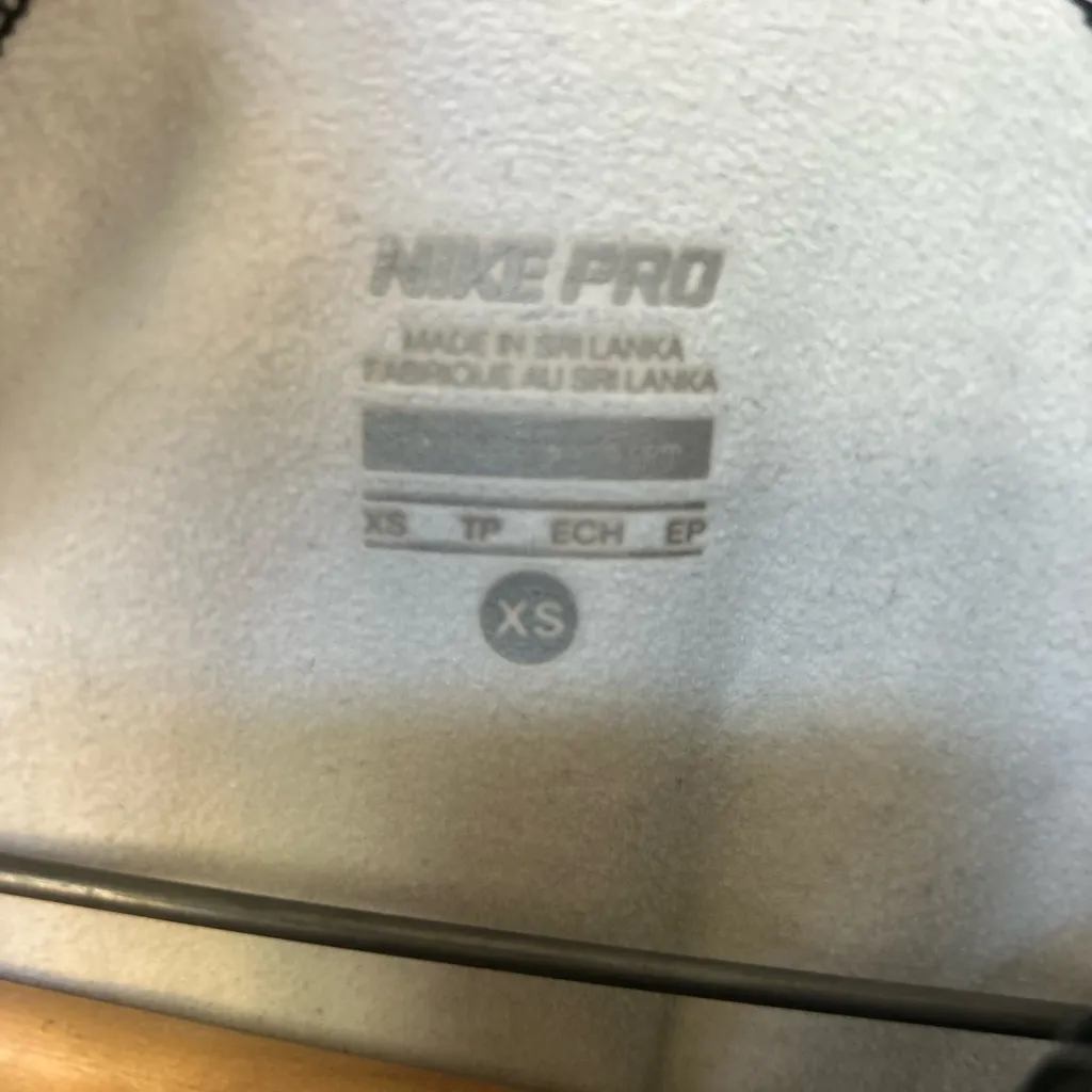 Women’s Nike Pro Dri-Fit Half Zip Black & Lime Green Geometric Pullover‎ XS - Image 11