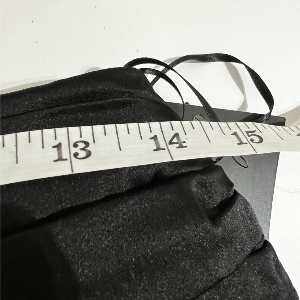 Retrofête NWT Ina Skirt Black Silk Ruched Mini Skirt M Whimsigoth Dark Fairy - Image 12