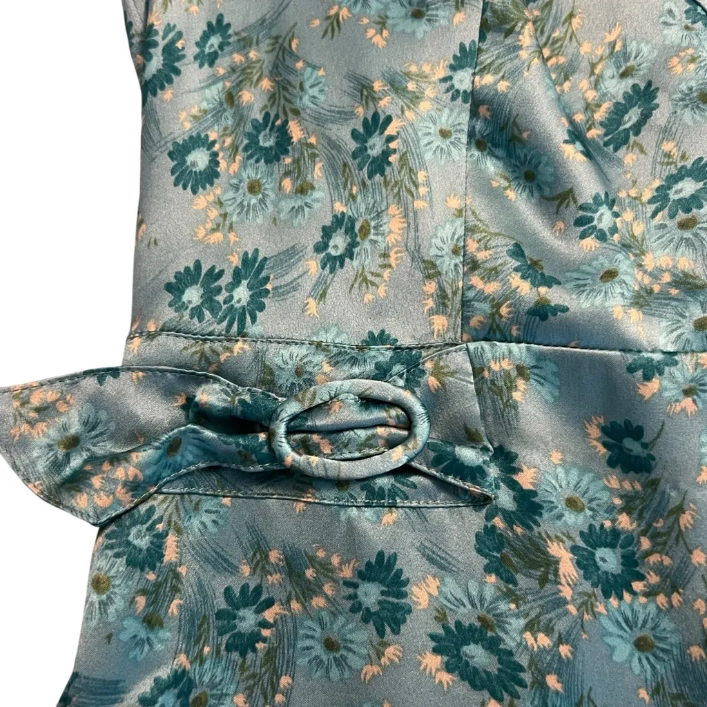 Vintage Betsey Johnson Womens Floral Silk Romper Jumpsuit Size 2 90s Y2K Retro - Image 5