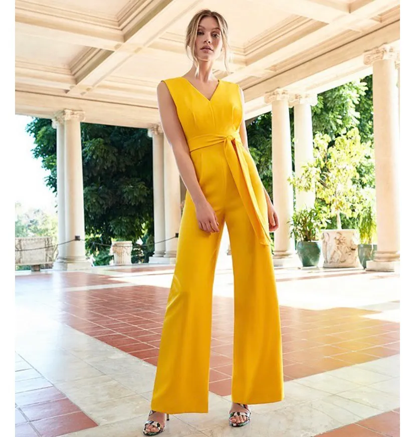 Antonio Melani Yellow Jumpsuit - Image 3