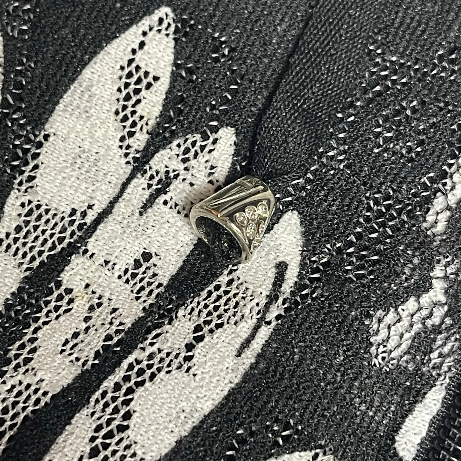 Chico's Active Women Windbraker Size 3 Hooded Zippered Jacket Floral‎ Z-258 - Image 3