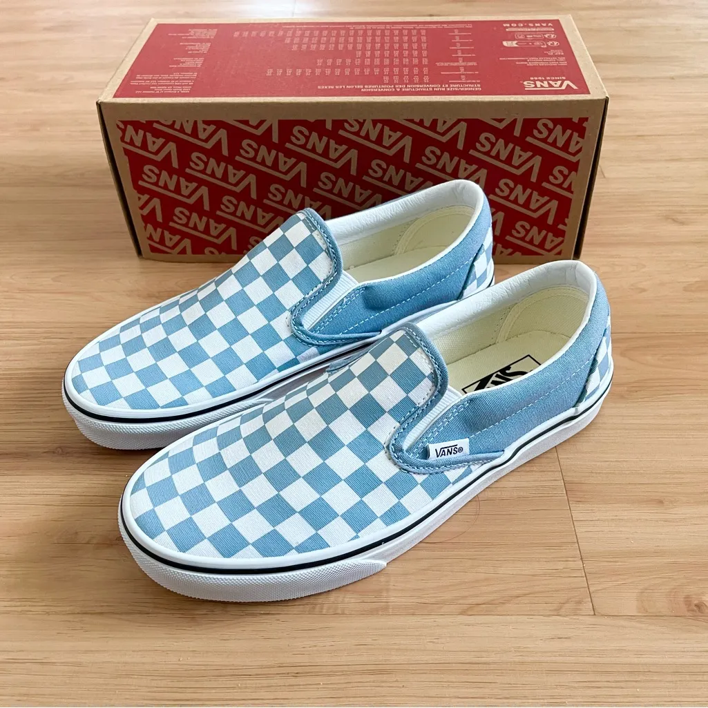 Van Classic Slip-On Checkerboard Shoe Mens 7.0 US Women 8.5 US - Image 5