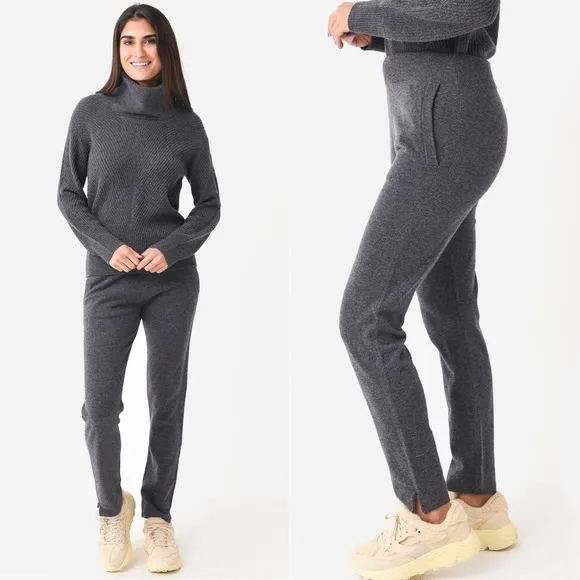 KJUS Cozy Cashmere Blend Jogger, Size EU 42 | XL New w/Tag Gray - Image 2