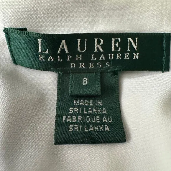 Lauren Ralph Lauren Floral Faux Wrap‎ Jersey Sheath Spring Dress Size 8 - Image 10