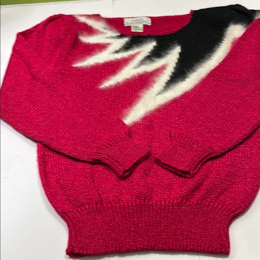 Stylish Red and Black Sweater - Image 4