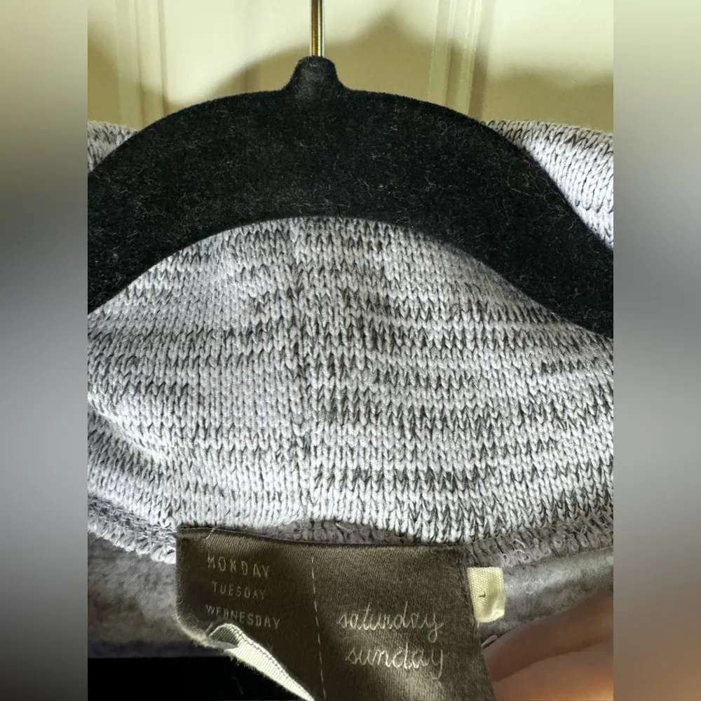 Anthropologie Saturday Sunday Purple/Blue Hilo Pullover Cowl Neck Sweater - Image 5