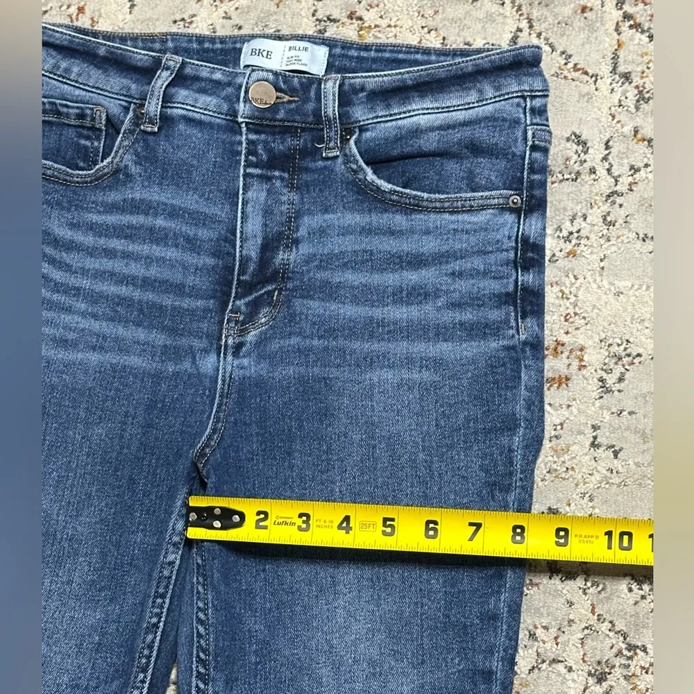 BKE BUCKLE high rise slim fit super flare jeans size 29 - Image 10