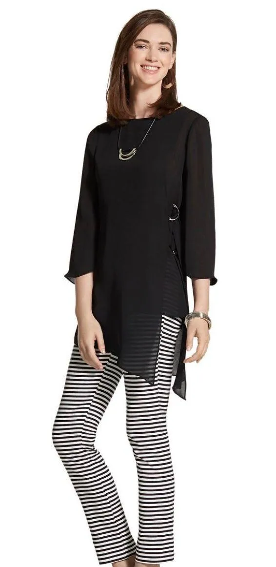 by Chico’s  Striped Slim Ankle Pants - Image 3