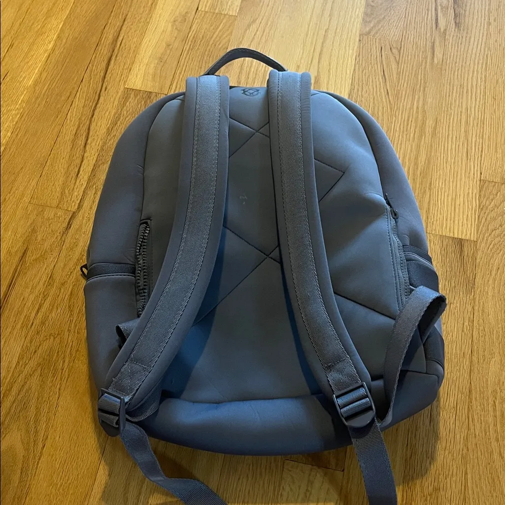 Dagne Dover Dakota Bue Gray Neoprene Backpack - Image 4