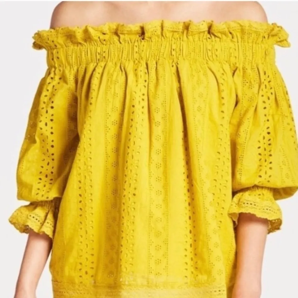 Revolve Endless Rose Embroidered Bardot Top - Image 2