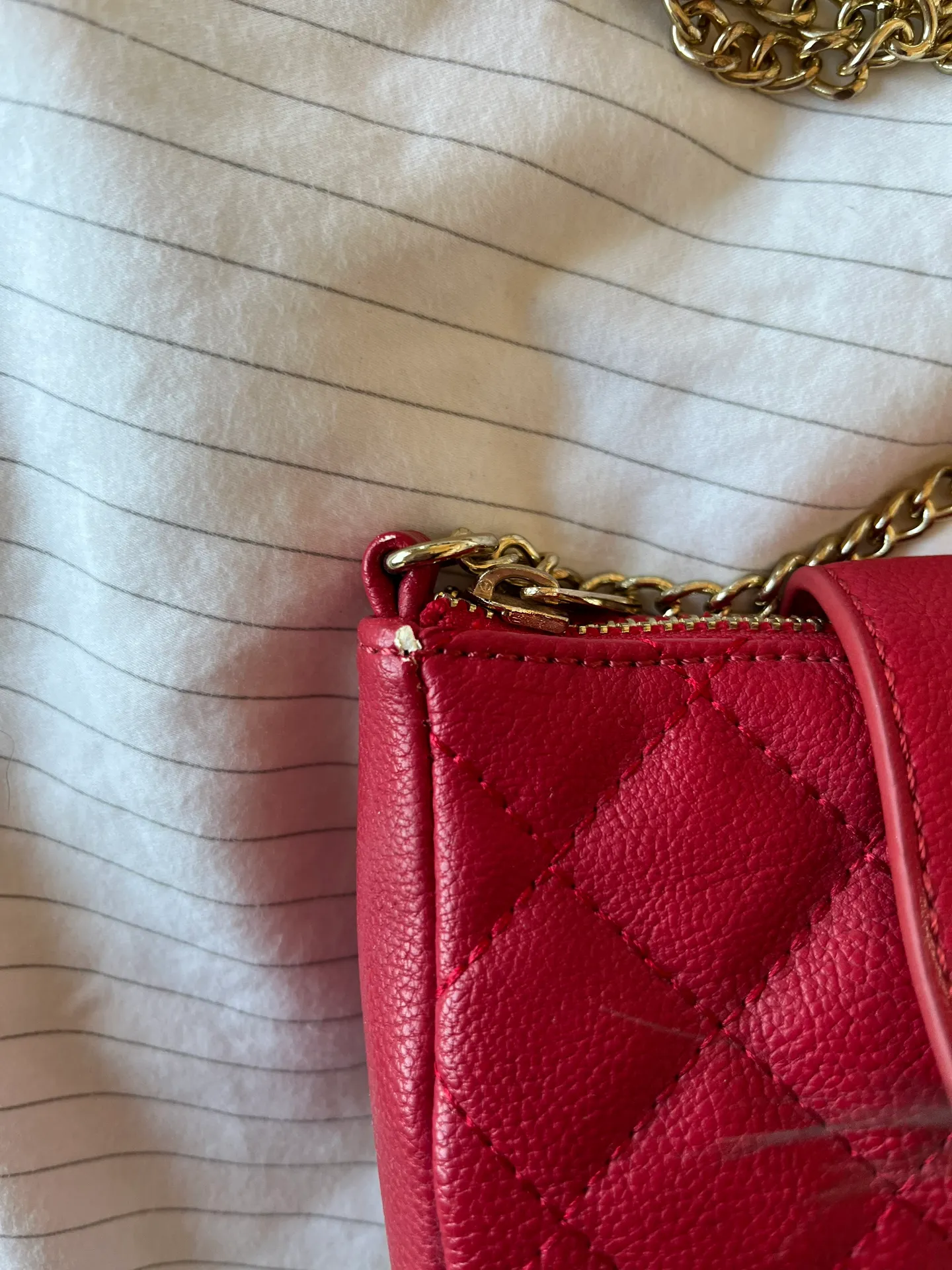 Red Micro Crossbody Bag - Image 5
