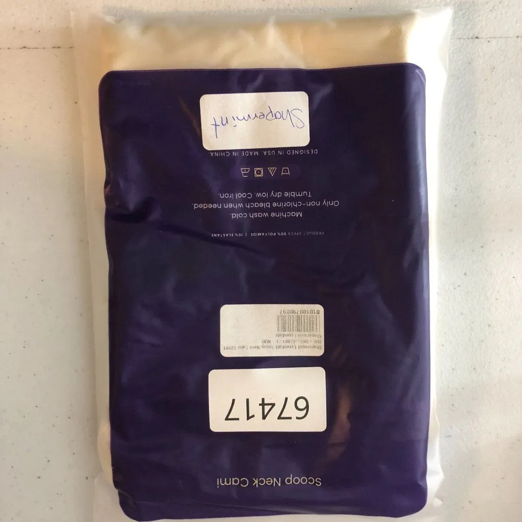 Empetua by Shapermint Scoop Neck Cami Top Shapewear Light Beige L NWOT Size L - Image 4