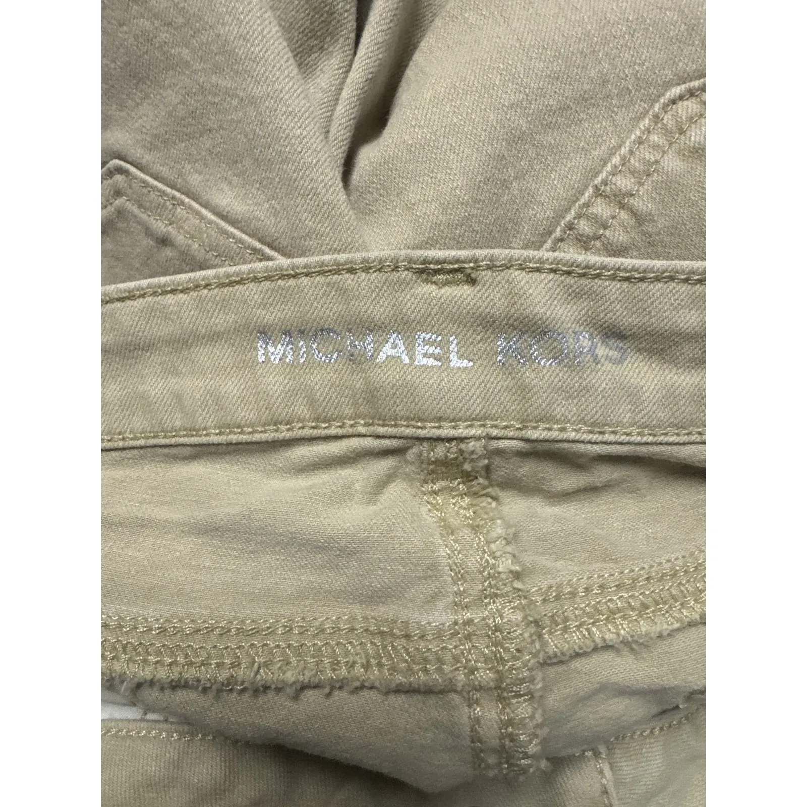 Michael‎ Kors Tan Jeans Women's Size 10 Slim Fit Cotton Spandex - Image 6