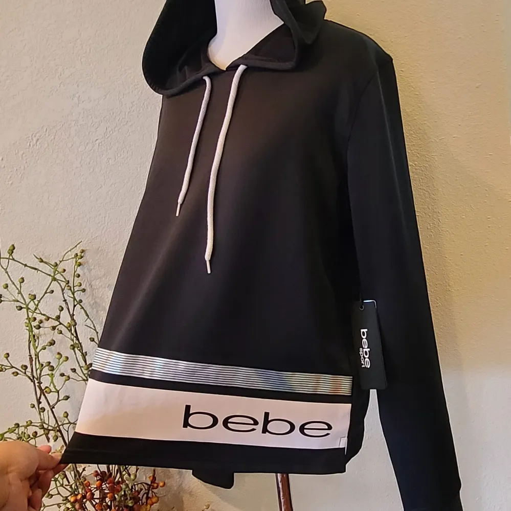 Bebe Sports Long Sleeve Hoodie Large - Image 2