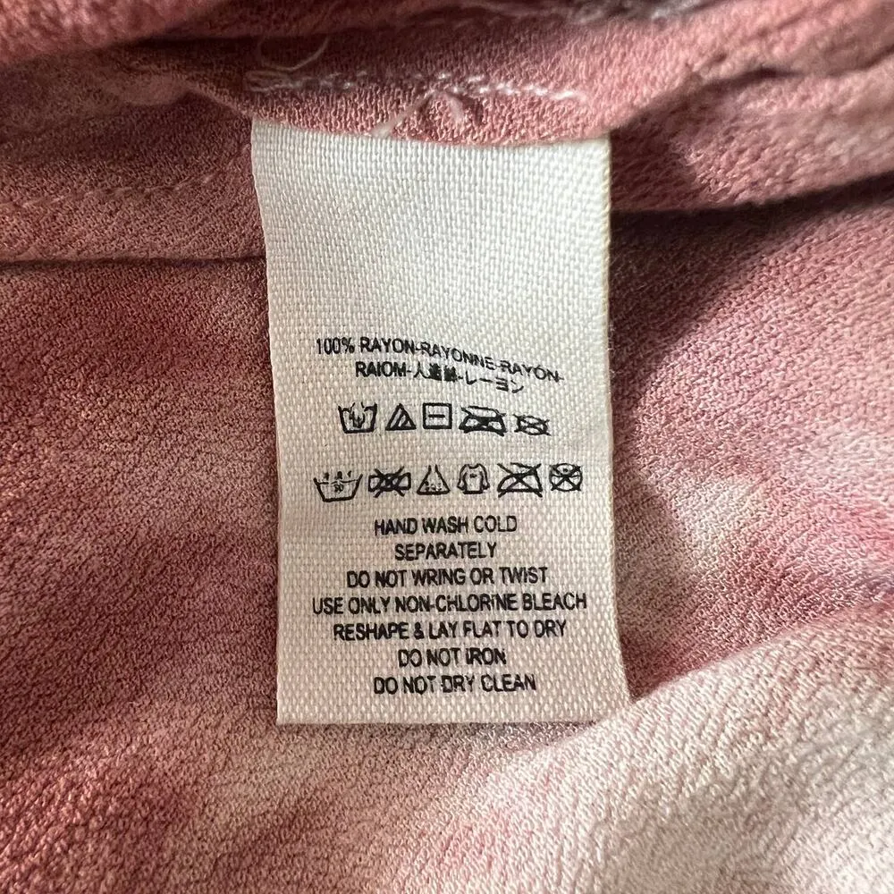 Free People Just Float Womens Jumpsuit XS Tie Dye Boho Beachy Vacation Festival - Image 13