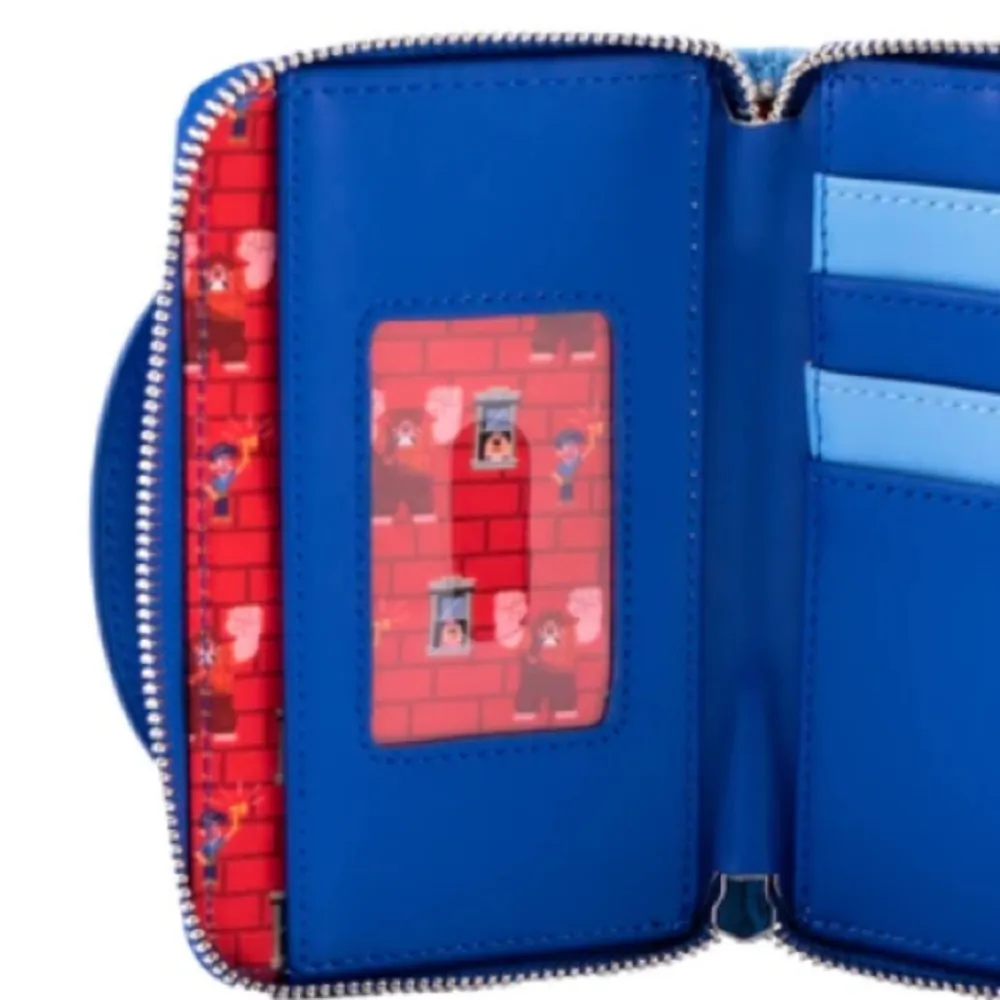 LOUNGEFLY I Can Fix-It Felix Wreck-It Ralph 6 Slot Clutch Wallet - Image 11