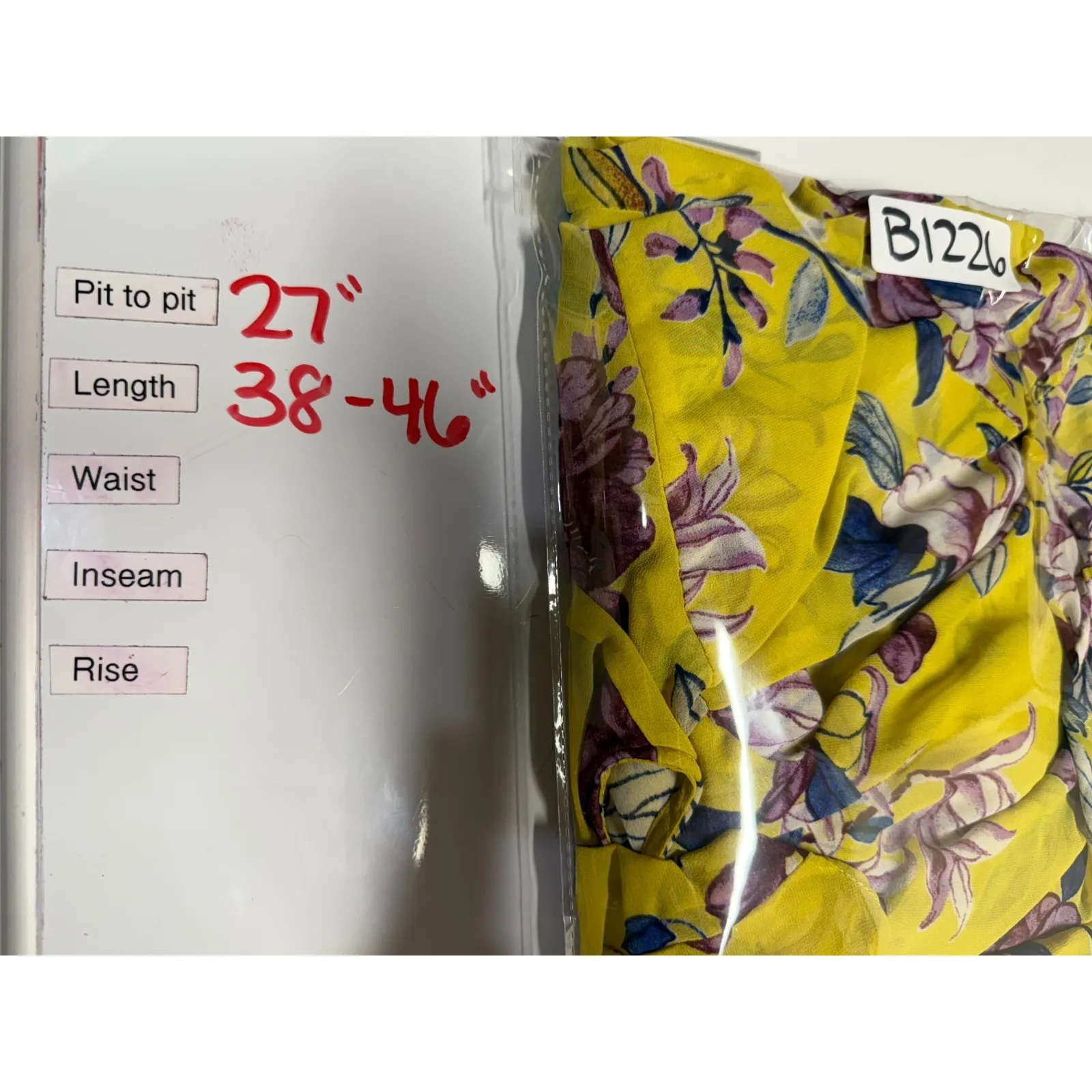 Torrid Floral 2X Yellow Open Front Kimono Cardigan‎ Duster Chiffon Flare Sleeve - Image 5