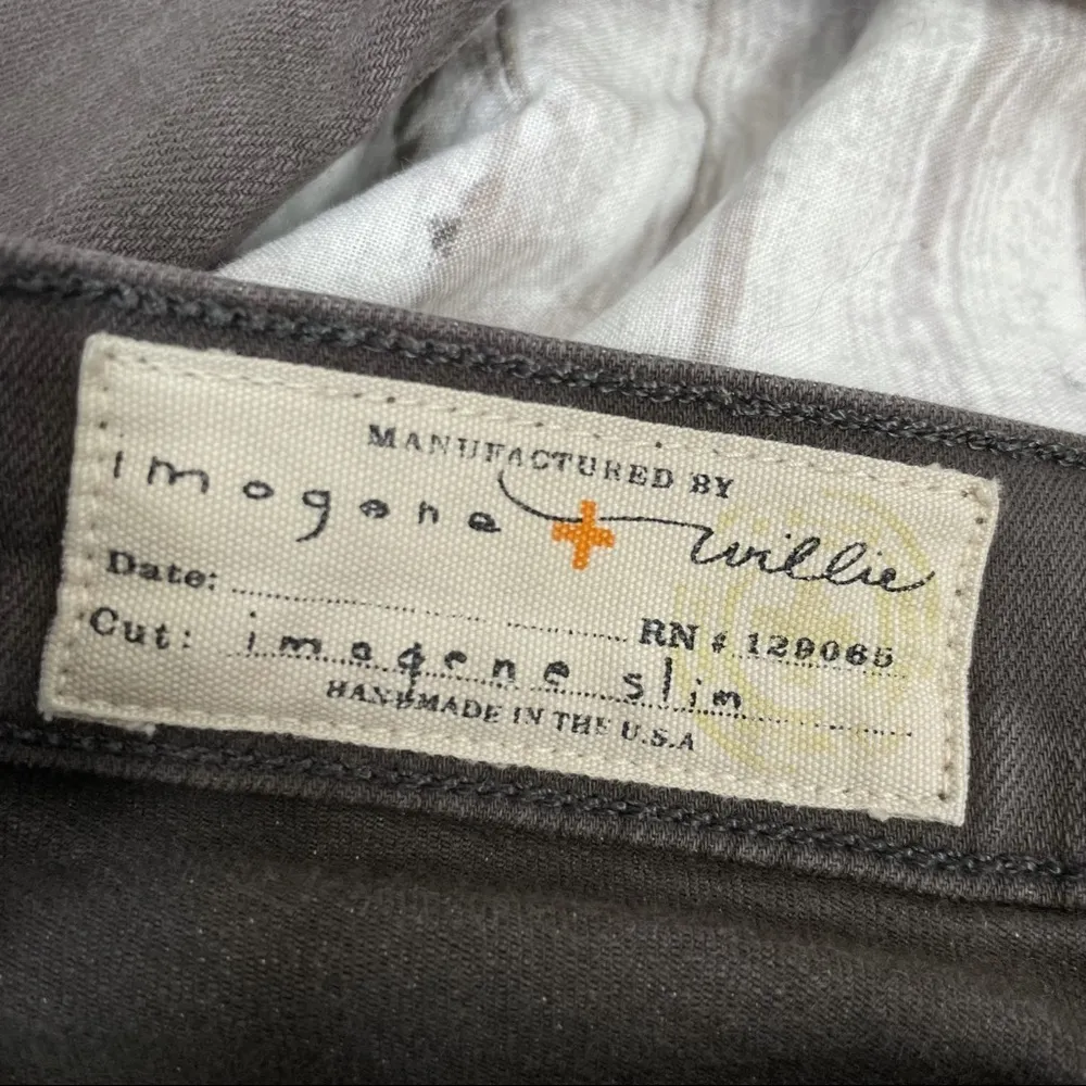 IMOGENE + WILLIE Imogene Slim Jeans Gray Size 25 - Image 6
