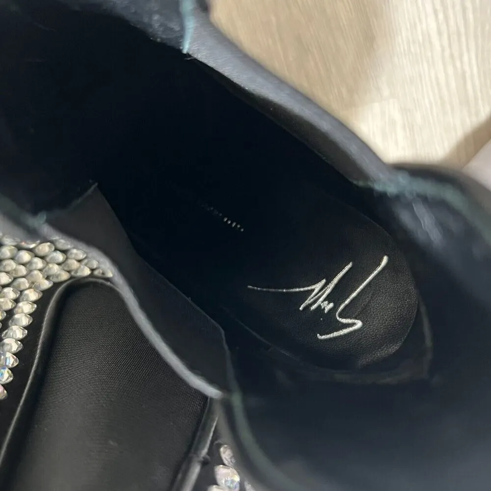 NWT Brand new authentic Giuseppe Zanotti Swarovski Crystal ankle boots Size 6 - Image 13