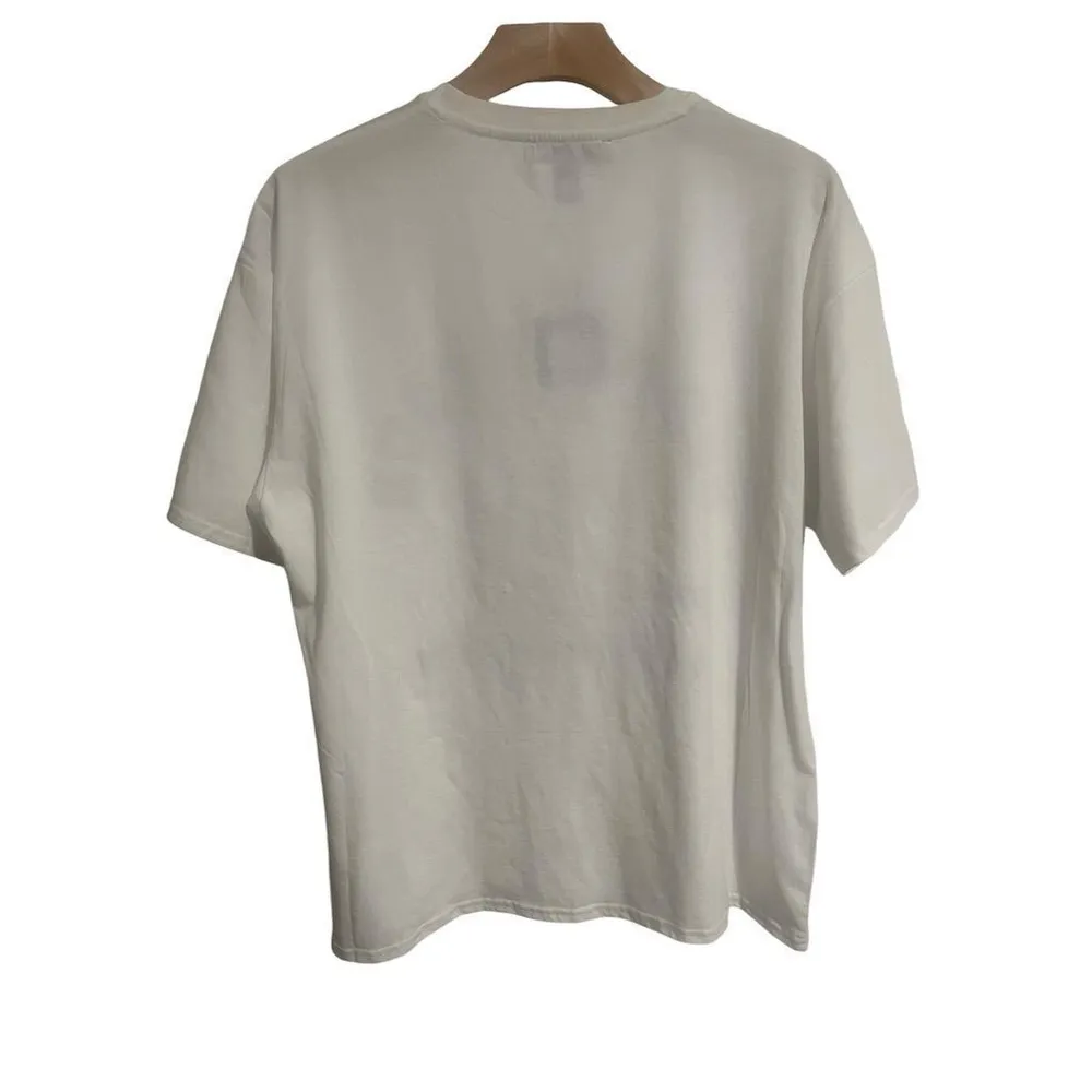 Charlotte Russe T Shirt Women's Size L White Support Your Local Cowboys Tee NEW - Image 9