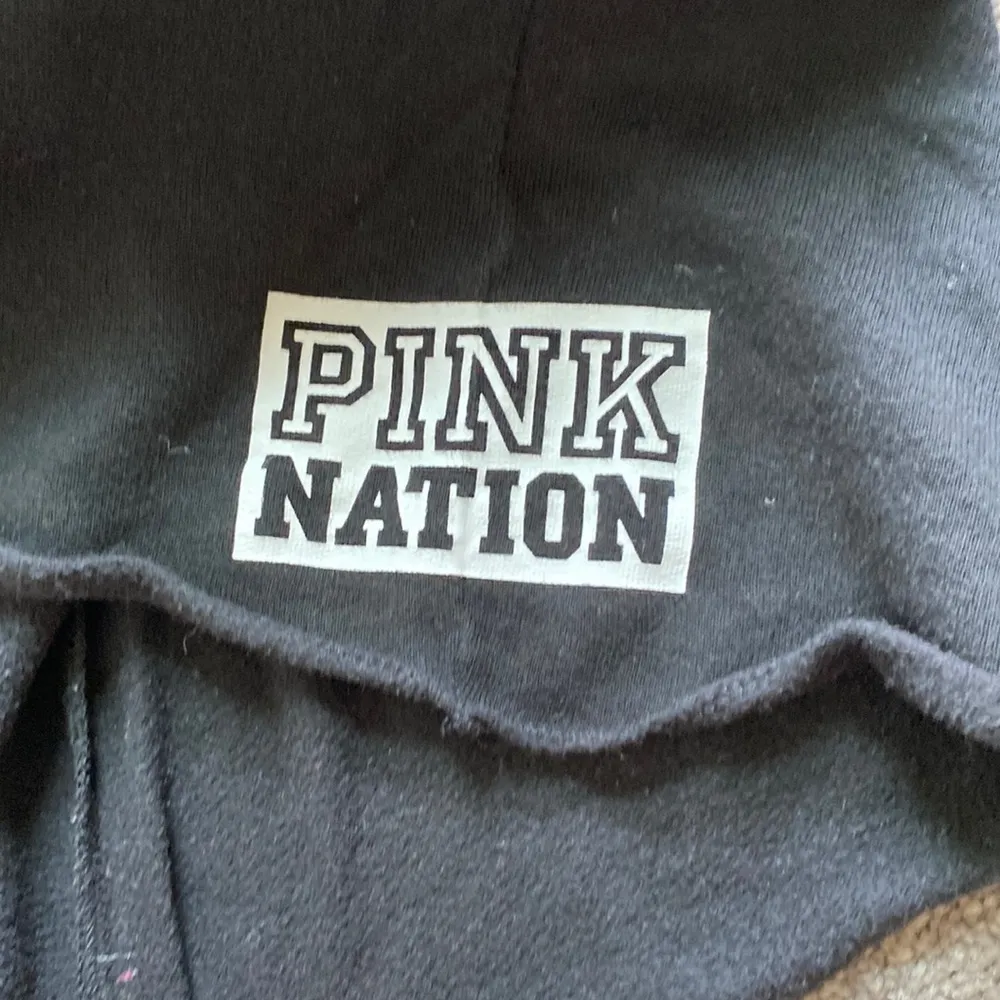 PINK Victoria’s Secret Black Sweat Shorts SIZE M - Image 2