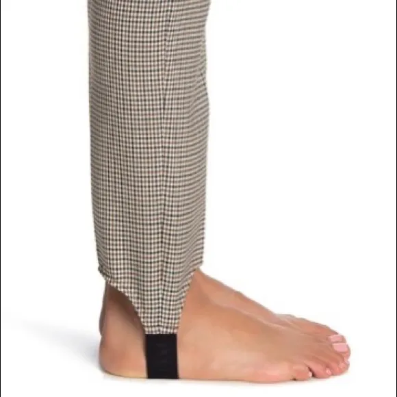 BURBERRY checked wood-blend slim-Leg pants - Image 5