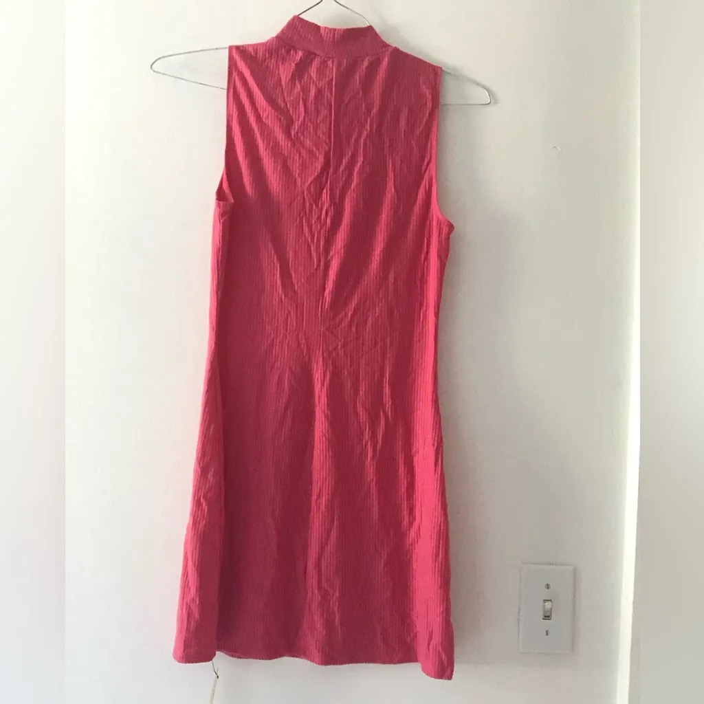 NWT Reformation Skyler Knit Sleeveless Mini Dress in Snapdragon Pink Size Small - Image 11