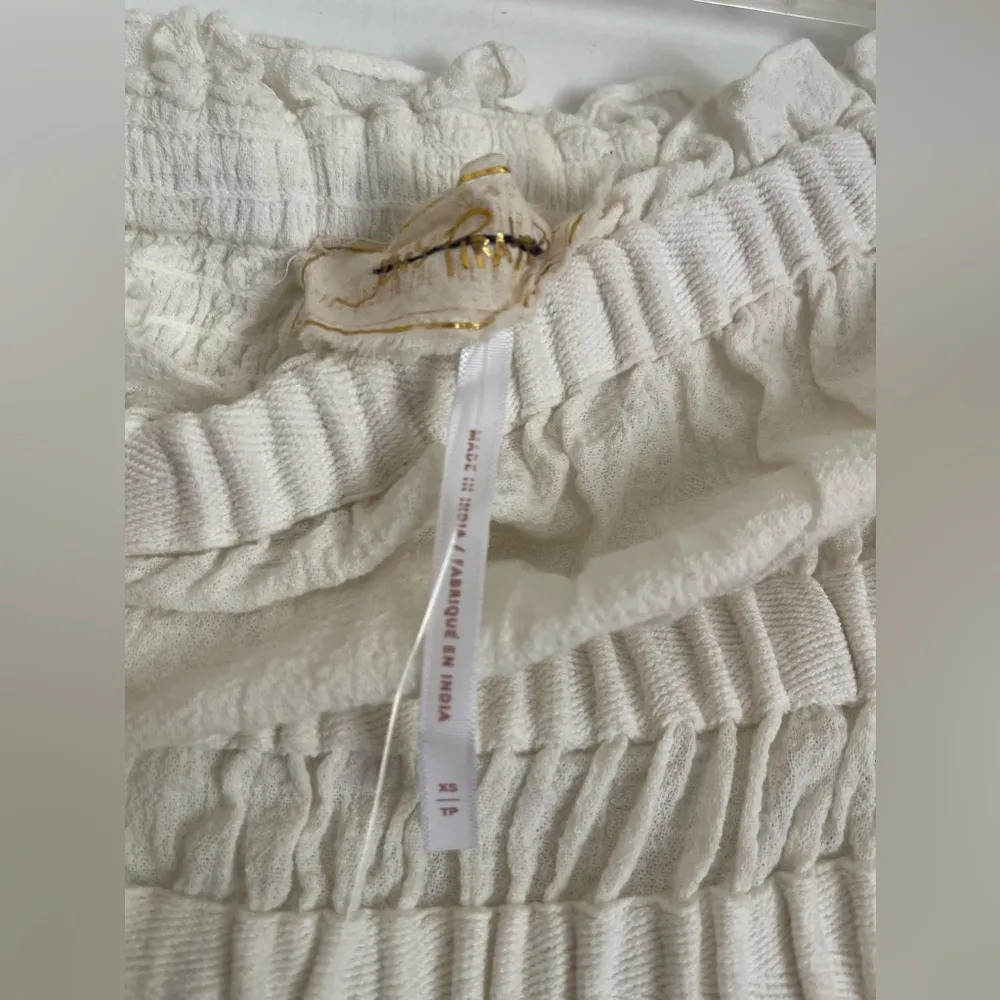 Jen's Pirate Booty Free People x Fleetwood Gauzy Tunic xs ivory nwot - Image 4