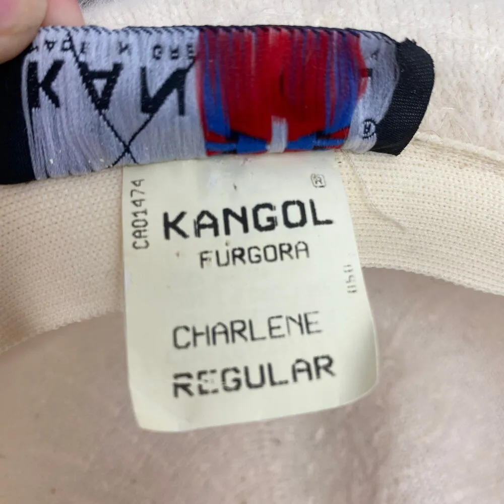 Vintage 80s Kangol Angora Ivory Fuzzy Charlene Furgora Hat - Image 6