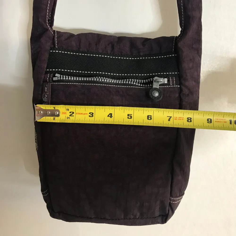 Kipling  Dark Brown Nylon Medium Shoulder Bag - Image 4