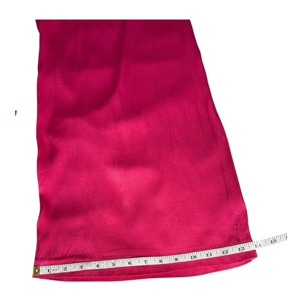 Bardot Hot Pink Wide Leg Pants Womens Size 12  Barbiecore Dopamine Girlhood - Image 8