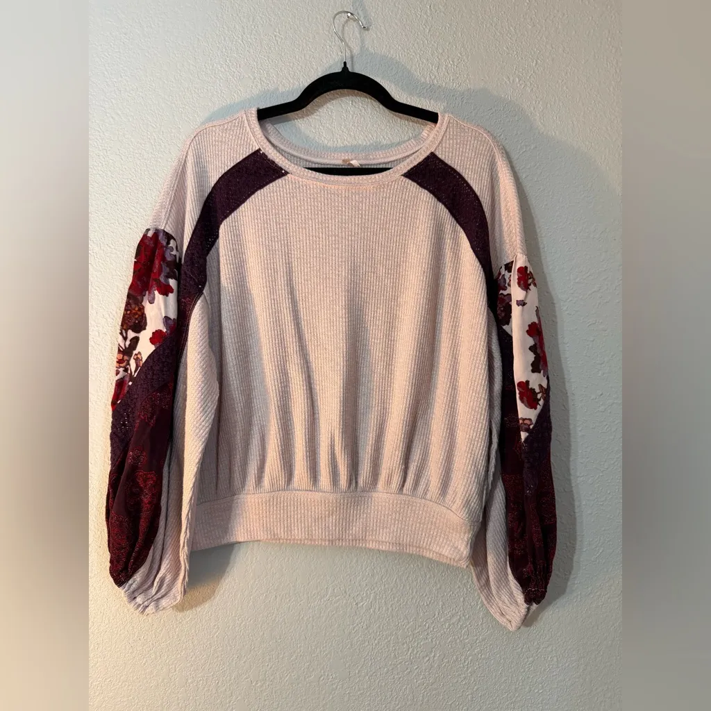 Free People Long Balloon Sleeve
Clash Thermal Top - Image 3