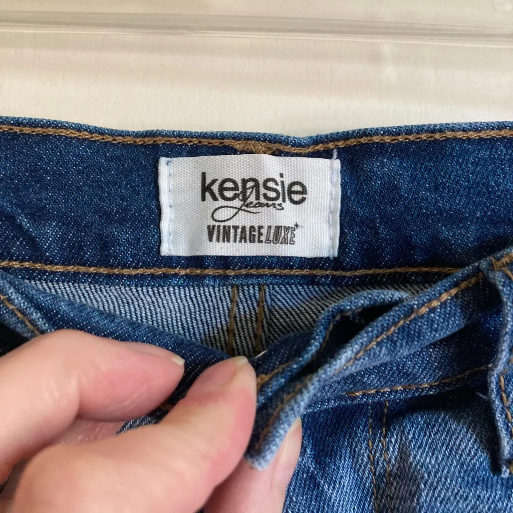🌞Kensie Vintage Luxe High Waist Denim Shorts - Image 2