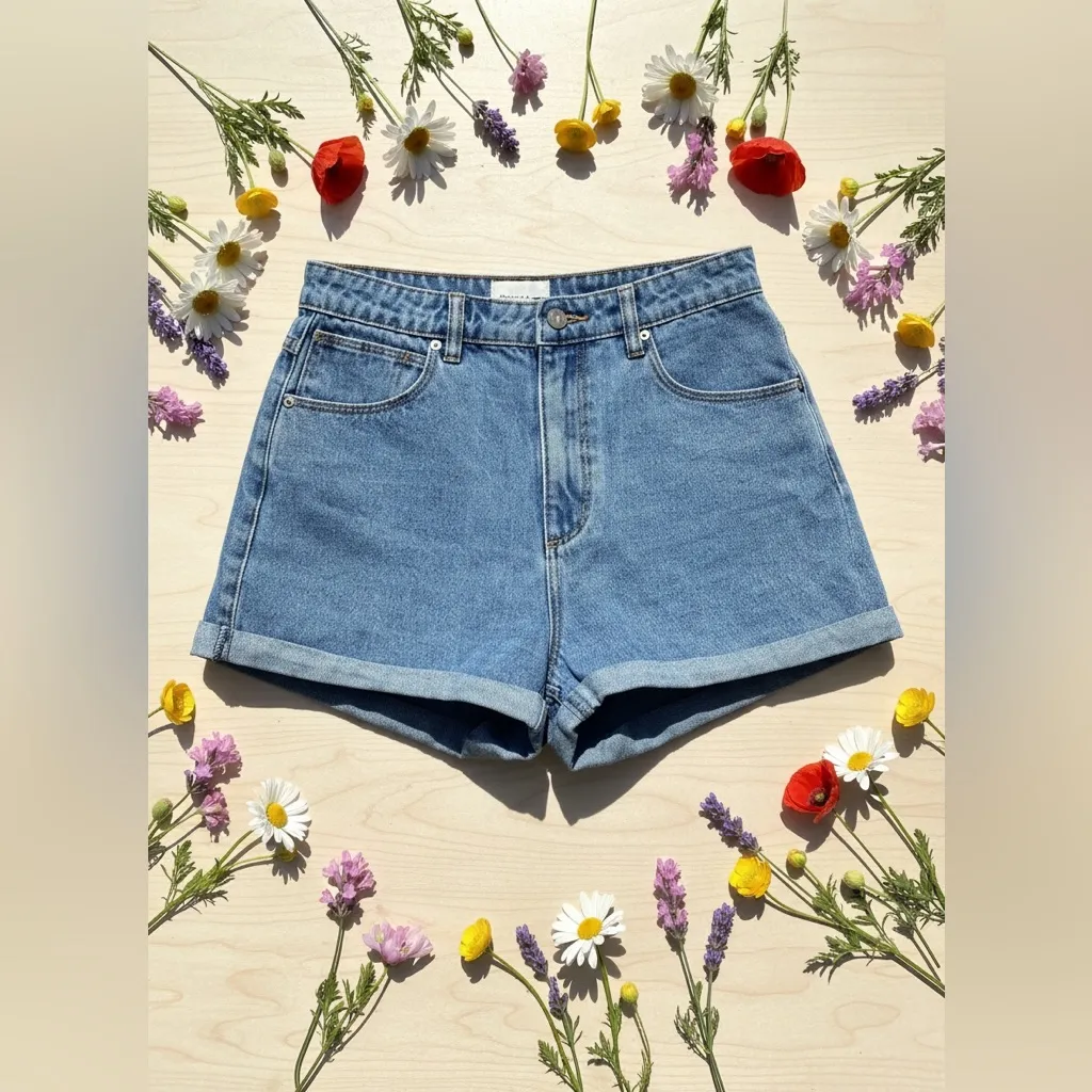 ABrand Jeans A High Relaxed Short Blue Size 28 - Image 5