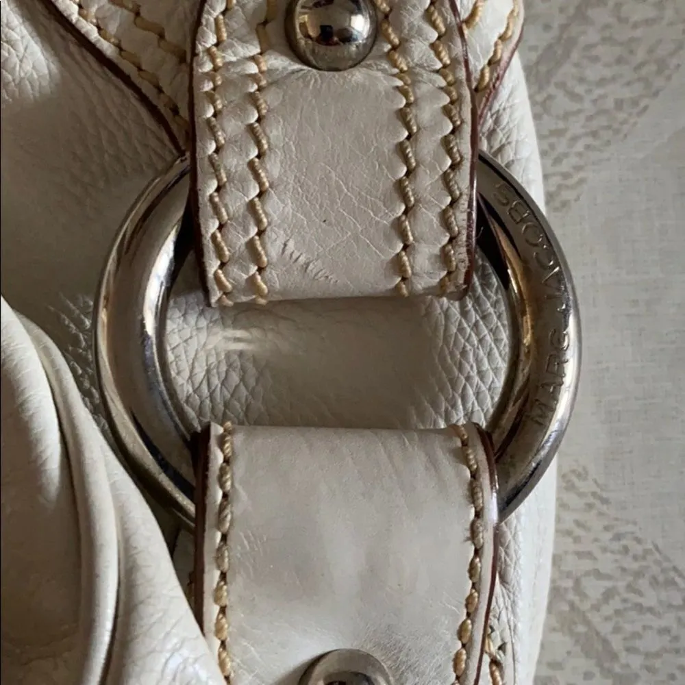 Marc Jacobs Off White Leather Handbag - Image 6